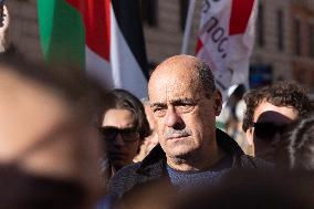 General Strike March for the Global Sumud Flotilla and for Gaza - Italy