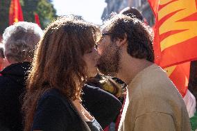 General Strike March for the Global Sumud Flotilla and for Gaza - Italy