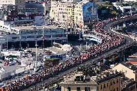 General Strike March for the Global Sumud Flotilla and for Gaza - Italy