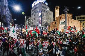 General Strike March for the Global Sumud Flotilla and for Gaza - Italy