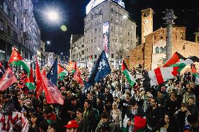 General Strike March for the Global Sumud Flotilla and for Gaza - Italy