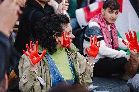 General Strike March for the Global Sumud Flotilla and for Gaza - Italy