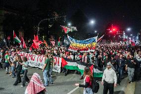 General Strike March for the Global Sumud Flotilla and for Gaza - Italy