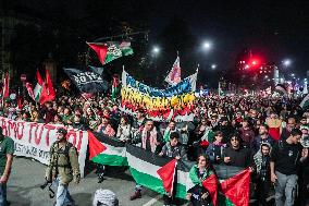 General Strike March for the Global Sumud Flotilla and for Gaza - Italy