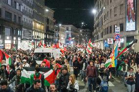 General Strike March for the Global Sumud Flotilla and for Gaza - Italy