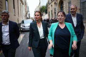 The Ecologists Party Meets PM Lacornu - Paris