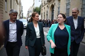 The Ecologists Party Meets PM Lacornu - Paris