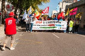 Strike Demonstration Organized In Troyes - France