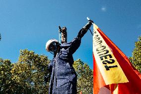 Inter-Union Mobilization in Toulouse - France