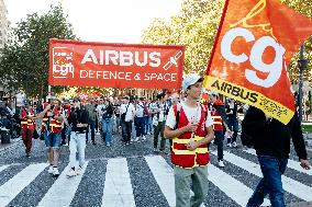 Inter-Union Mobilization in Toulouse - France