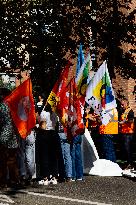 Inter-Union Mobilization in Toulouse - France