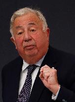 Gerard Larcher At Symposium on The 150th Anniversary of The Republic - Paris