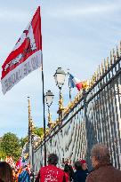 Strike Demonstration Organized In Troyes - France