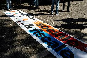 Inter-Union Mobilization in Toulouse - France