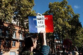 Inter-Union Mobilization in Toulouse - France