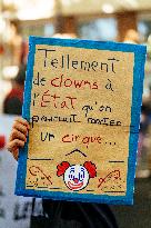 Inter-Union Mobilization in Toulouse - France