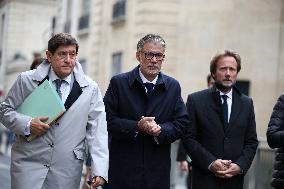 Olivier Faure Meets French Prime Minister In Paris - France