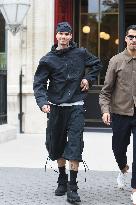 PFW - Romeo Beckham Leaves His Hotel