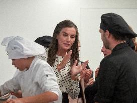 Queen Letizia Opens Academic Year In Lumbier - Spain