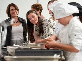 Queen Letizia Opens Academic Year In Lumbier - Spain