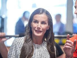 Queen Letizia Opens Academic Year In Lumbier - Spain