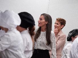 Queen Letizia Opens Academic Year In Lumbier - Spain