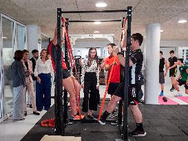 Queen Letizia Opens Academic Year In Lumbier - Spain