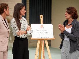 Queen Letizia Opens Academic Year In Lumbier - Spain