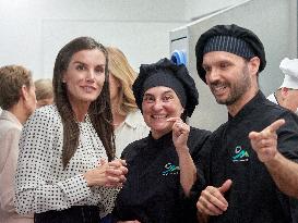 Queen Letizia Opens Academic Year In Lumbier - Spain