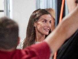 Queen Letizia Opens Academic Year In Lumbier - Spain