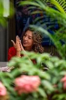 Alexander Albon And Girlfriend Lily Muni He At Singapore Grand Prix