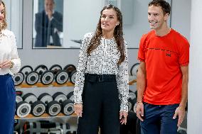 Queen Letizia Opens Academic Year In Lumbier - Spain