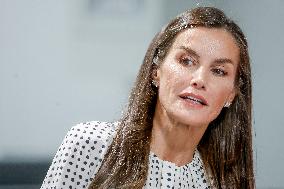 Queen Letizia Opens Academic Year In Lumbier - Spain