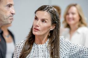 Queen Letizia Opens Academic Year In Lumbier - Spain