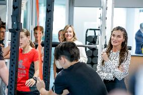 Queen Letizia Opens Academic Year In Lumbier - Spain