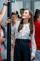 Queen Letizia Opens Academic Year In Lumbier - Spain
