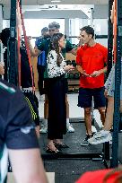 Queen Letizia Opens Academic Year In Lumbier - Spain