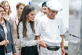 Queen Letizia Opens Academic Year In Lumbier - Spain