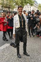 PFW Giambattista Valli Outside Arrivals