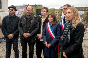 Inauguration of The Place Du Pont Neuf Christo and Jeanne Claude - Paris