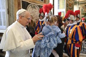 Pope Leo XIV Welcomes The Pontifical Swiss Guard - Vatican