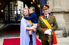 Abdication Ceremony of Luxembourg's Grand Duke Henri - Luxembourg