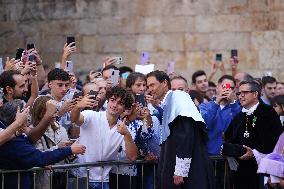 Rafael Nadal Invested Doctor 'Honoris Causa' By University of Salamanca - Spain