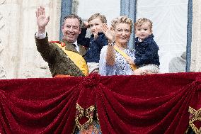 Abdication Ceremony of Luxembourg Grand Duke Henri - Balcony - Luxembourg