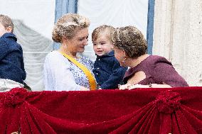 Abdication Ceremony of Luxembourg Grand Duke Henri - Balcony - Luxembourg