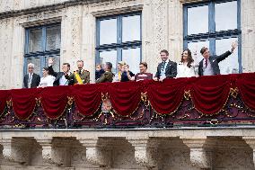 Abdication Ceremony of Luxembourg Grand Duke Henri - Balcony - Luxembourg
