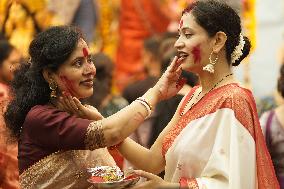 Sindhoor Khela Ritual - India