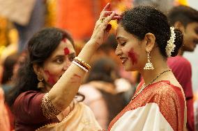 Sindhoor Khela Ritual - India