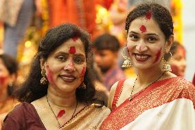 Sindhoor Khela Ritual - India