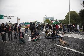 Protesters Clash With Police At General Strike - Milan